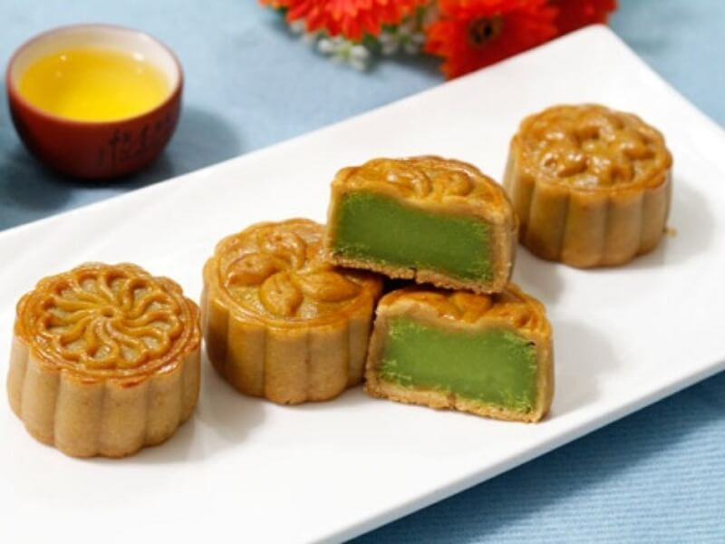 bánh trung thu nhân trà xanh