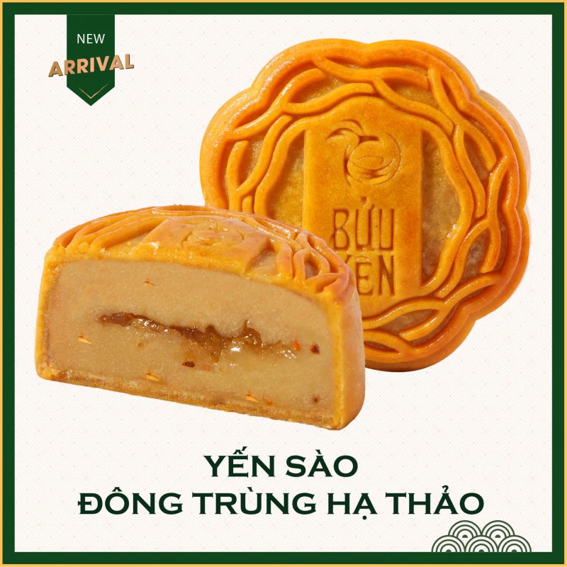 bánh trung thu yến sào đông trùng hạ thảo