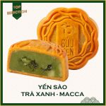 bánh trung thu yến sào trà xanh macca