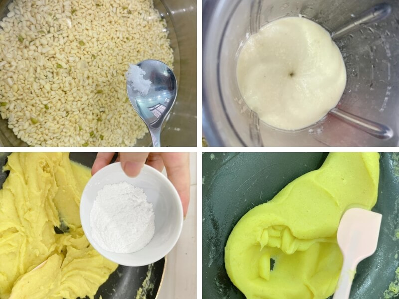 các bước sên nhân đậu xanh