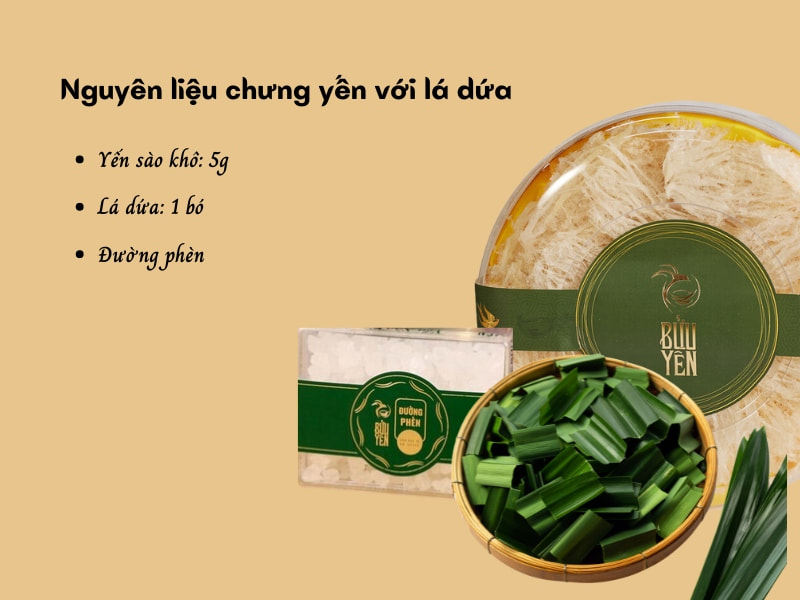 cach-chung-yen-la-dua-nguyen-lieu