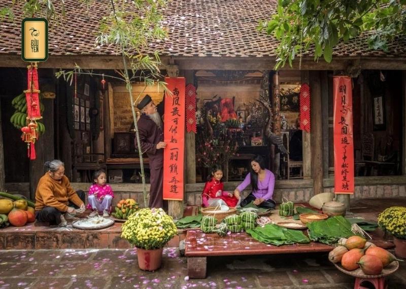 tặng quà tết cho bố mẹ vợ Theo truyền thống của gia đình nhà vợ