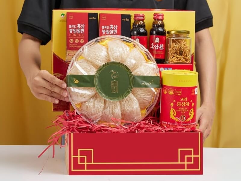mẫu giỏ quà Tết Bửu Yến