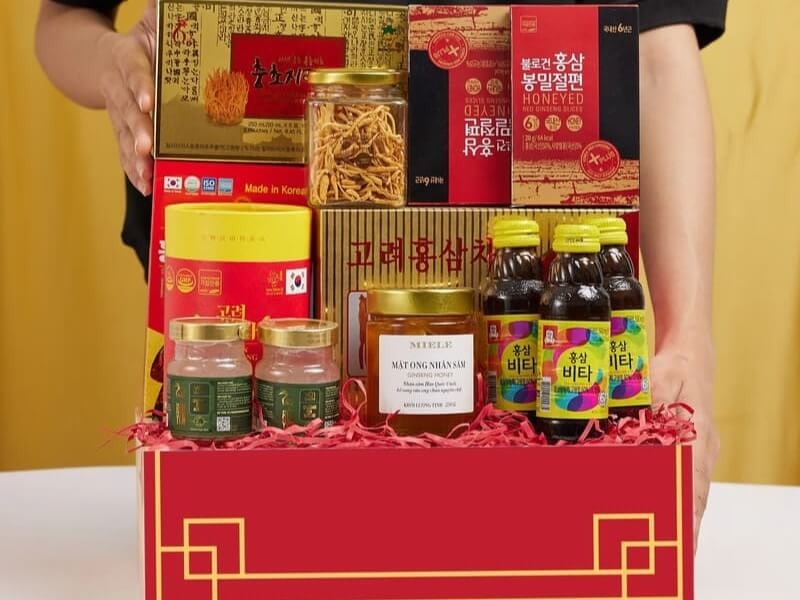Giỏ quà Tết sức khỏe