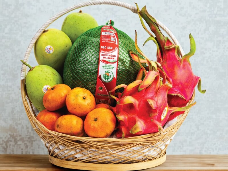 Giỏ trái cây Tết truyền thống