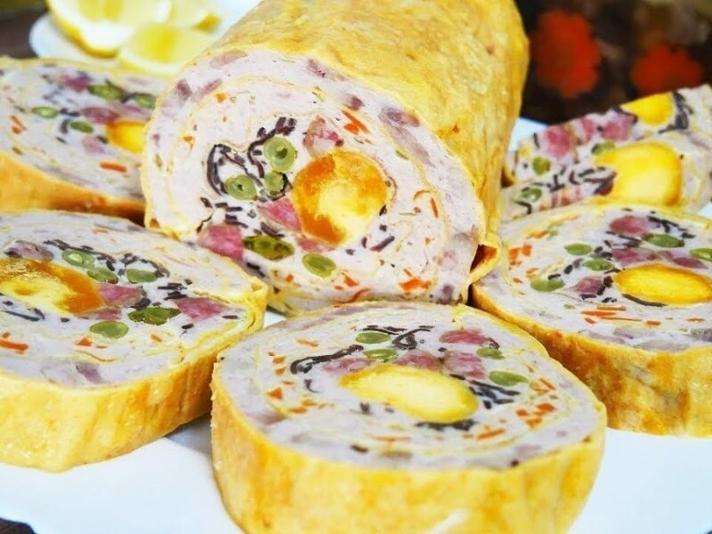 Chả hoa ngũ sắc Trà Vinh