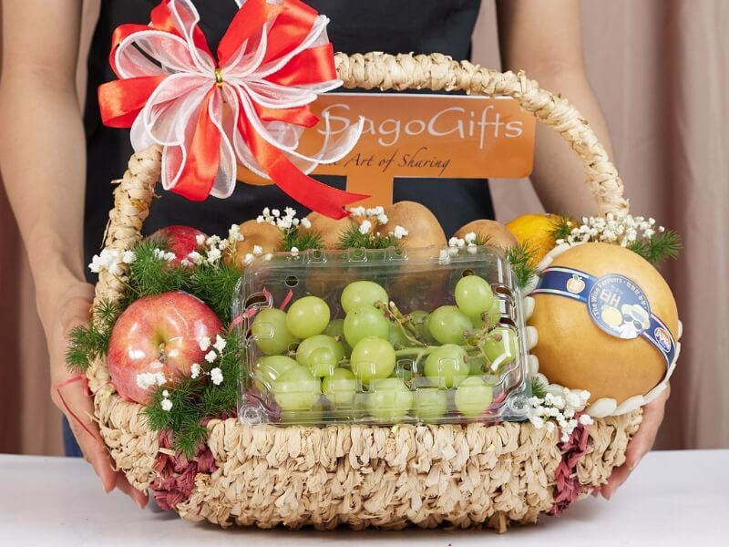 Giỏ trái cây tết cho thầy cô