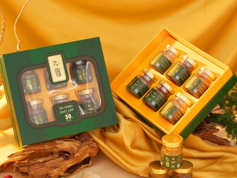 Set yến chưng tặng đồng nghiệp