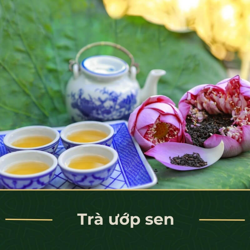 Trà ướp sen Tây Hồ 