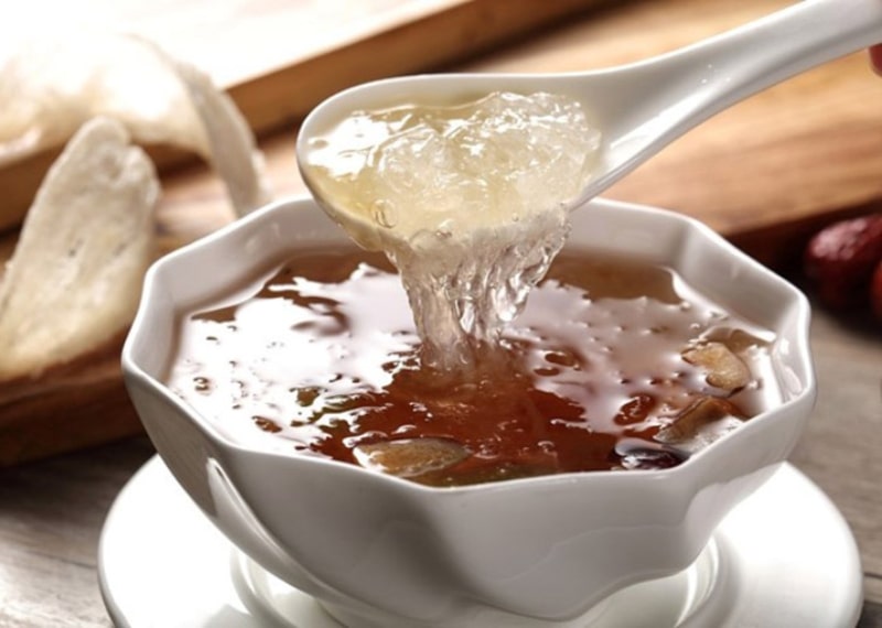 Tổ yến vụn chưng với mật ong