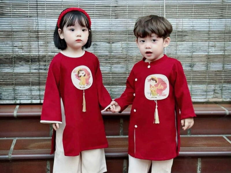 Trang phục Tết cho bé