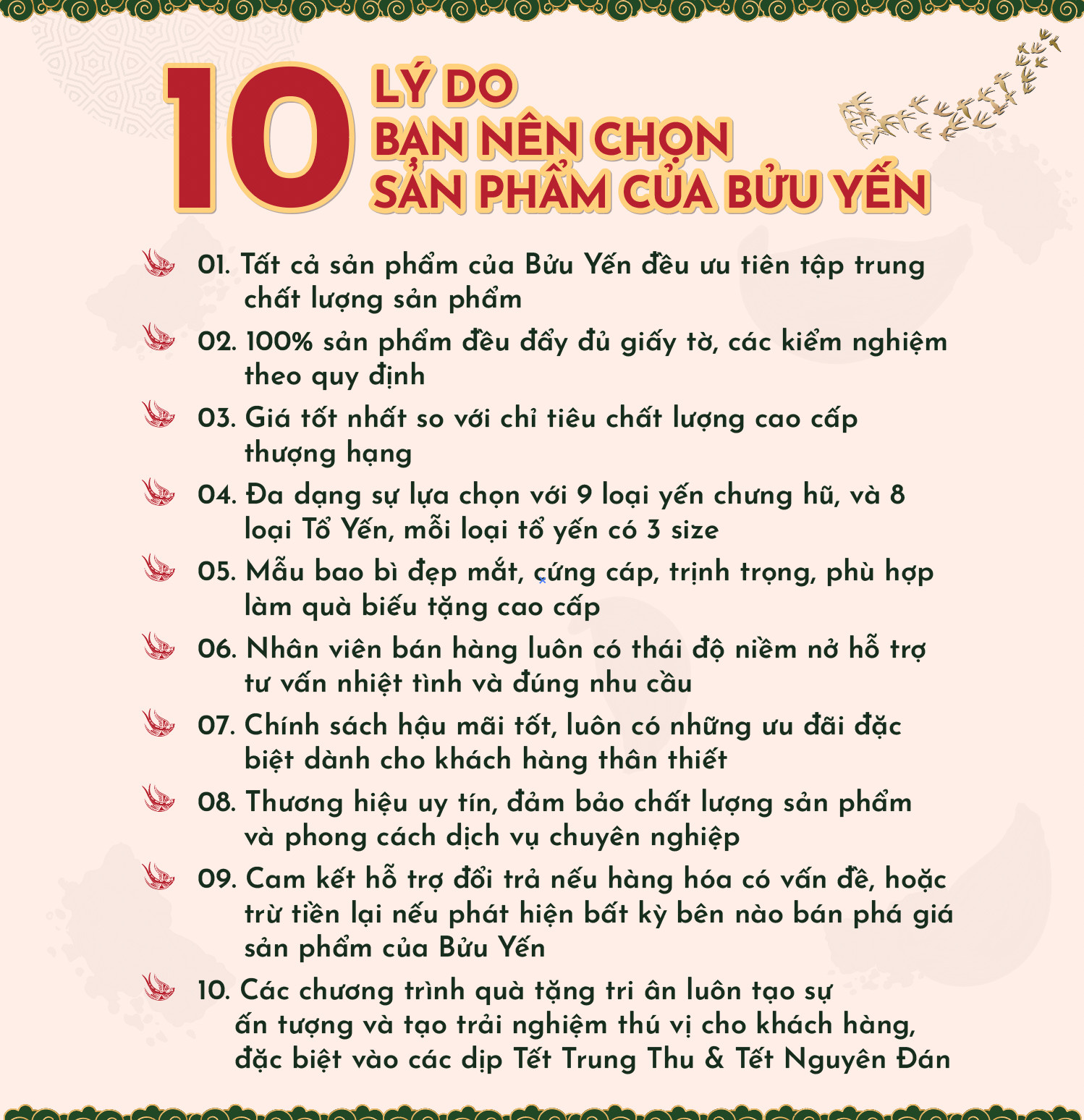 Bửu Yến 10 ly do