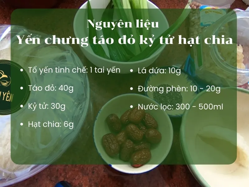 5 Công thức làm yến chưng táo đỏ thơm ngon, bổ dưỡng