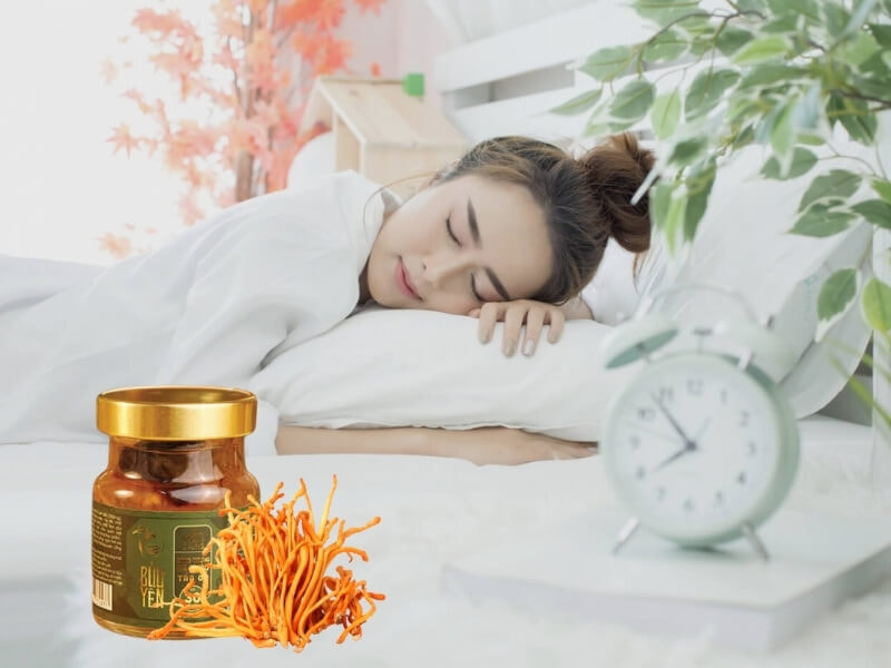 đông trùng hạ thảo tổ yến cải thiện giấc ngủ