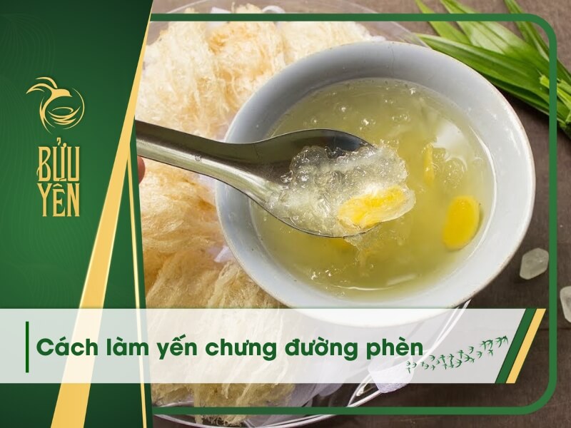 5 Cách làm yến chưng đường phèn ngon, giữ trọn dưỡng chất