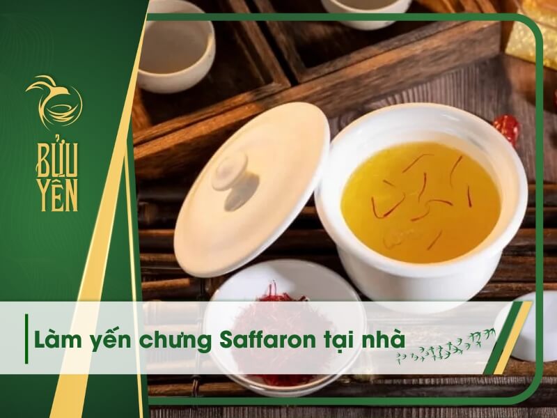 yến chưng Saffron