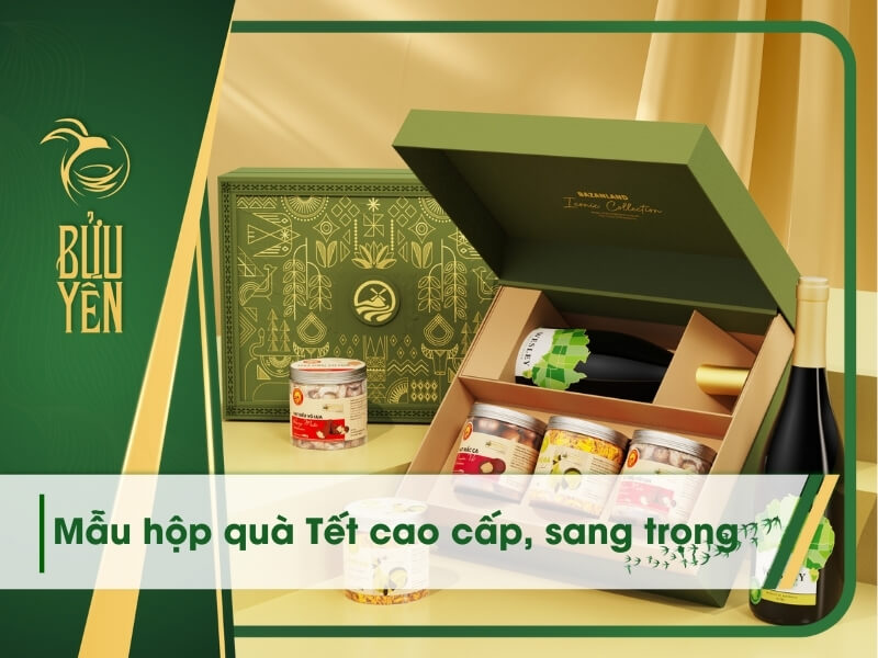Quà Tết 2026: Hộp quà tặng cao cấp, đẹp, tốt cho sức khỏe