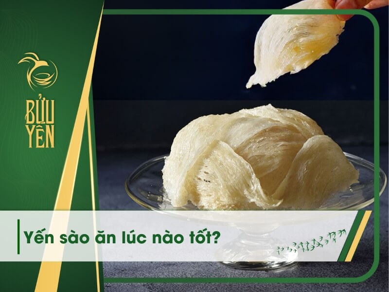 Yến sào ăn lúc nào tốt