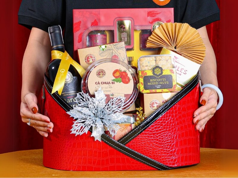 Giỏ quà Tết đẹp