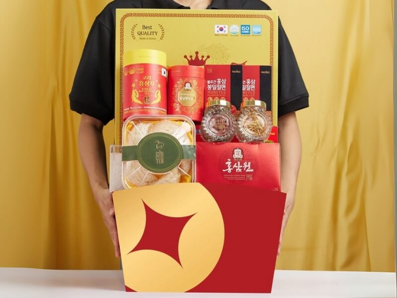 Giỏ quà Tết Thịnh Vượng 20