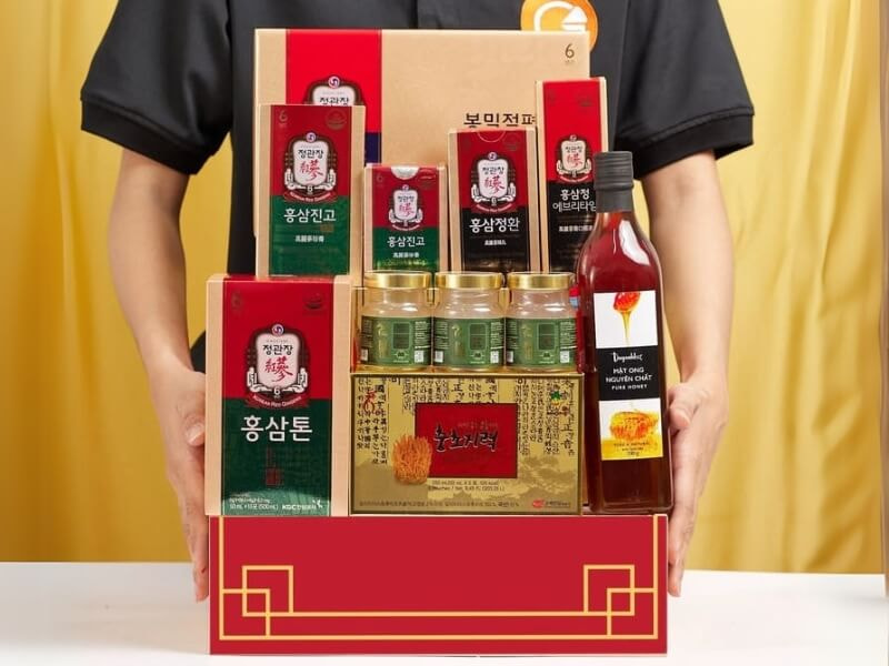 Giỏ quà Tết Thịnh Vượng 40