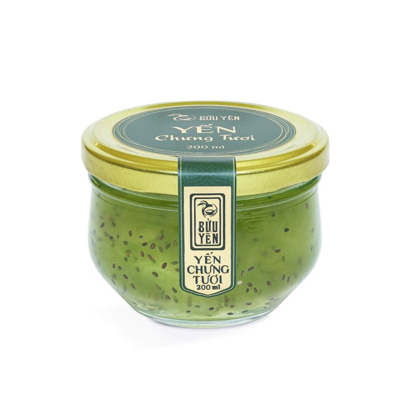Yến Chưng Tươi - Lá Dứa - Hạt Chia - Gừng 200ml