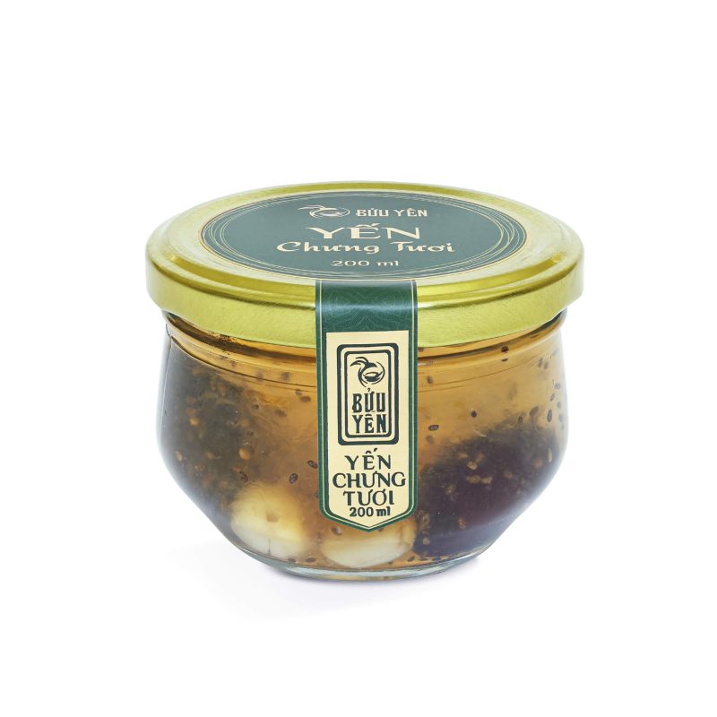 Yến Chưng Tươi - Hạt Sen - Táo Đỏ - Hạt Chia 200ml