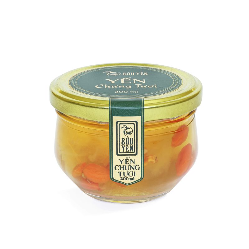Yến Chưng Tươi - Đông Trùng - Long Nhãn - Kỷ Tử 200ml