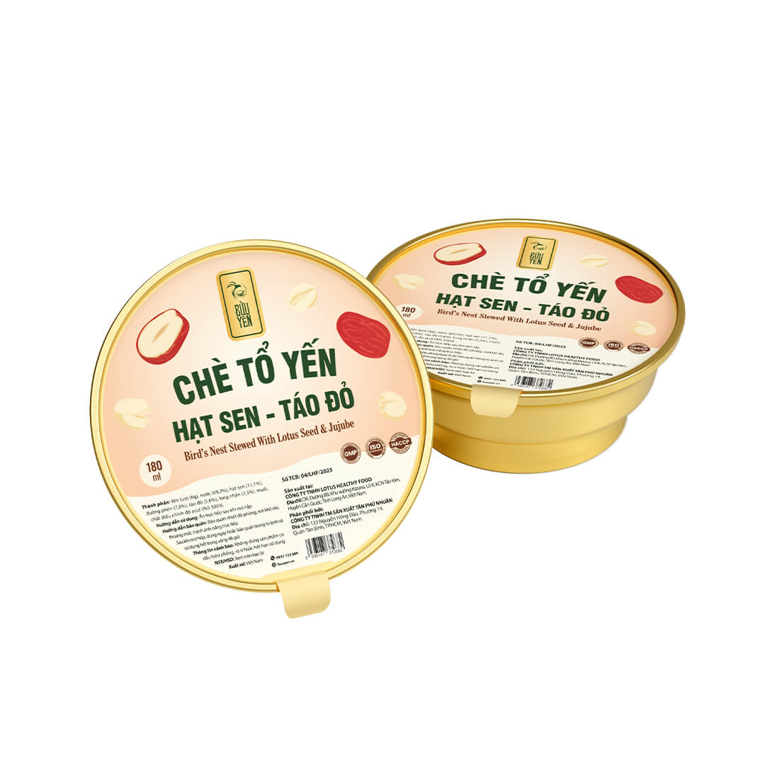 Chè Tổ Yến Hạt Sen - Táo Đỏ