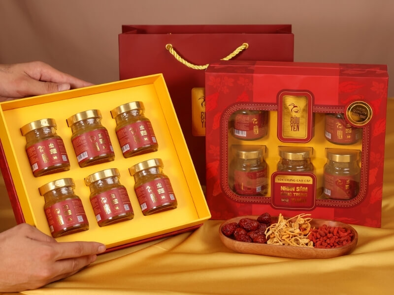 yến chưng tặng Tết