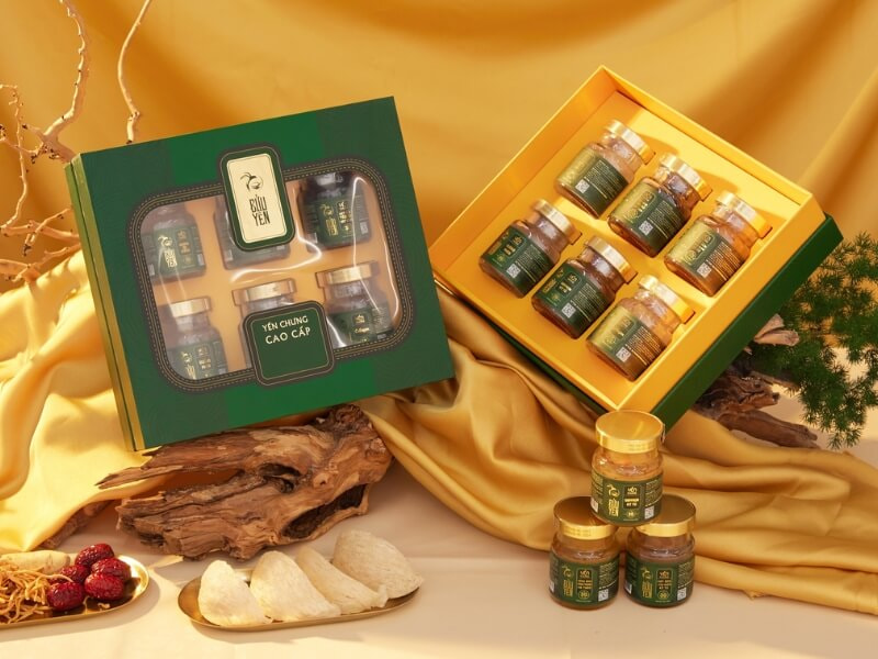 set quà tặng yến chưng