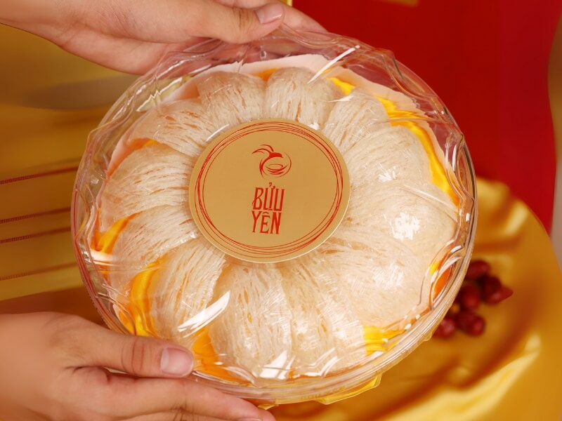 Tổ yến rút lông