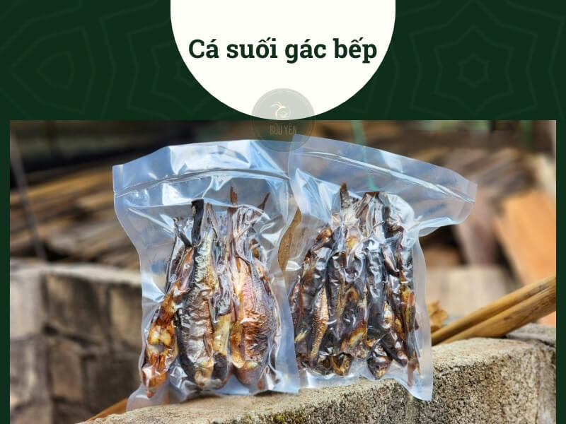 Cá suối gác bếp Tây Bắc
