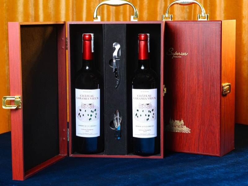 Set quà Tết rượu vang